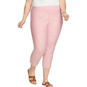 Talbots Dusty Pink Straight Leg‎ Cropped Pants Size 6
